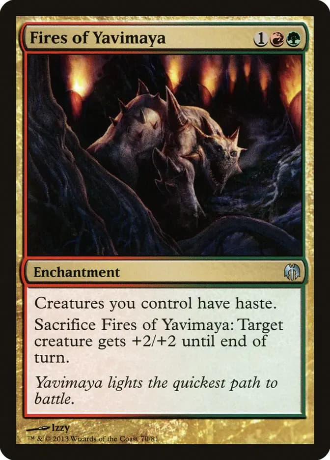 Card image of Fires of Yavimaya