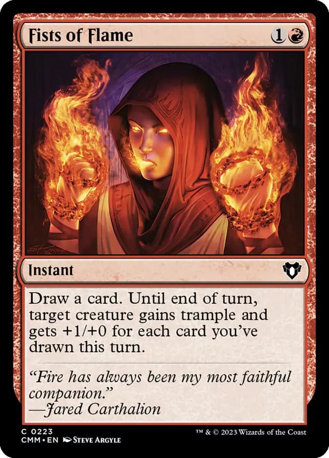 Card image of Fists of Flame