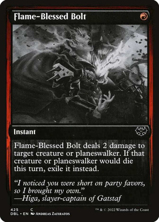 Card image of Flame-Blessed Bolt