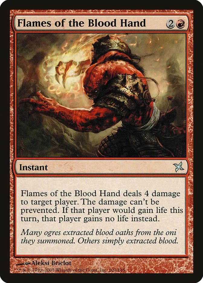 Card image of Flames of the Blood Hand