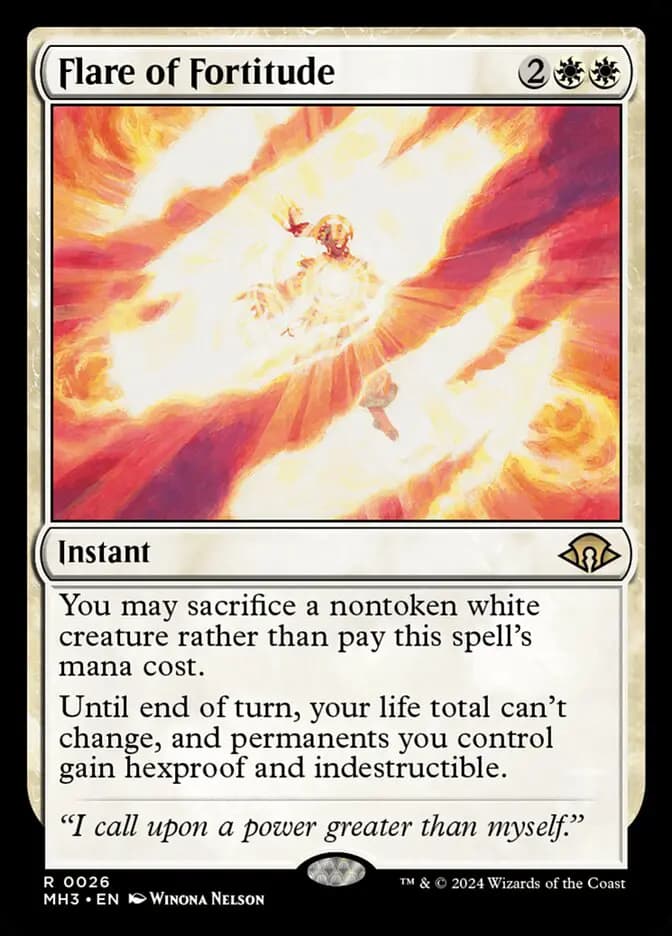 Card image of Flare of Fortitude