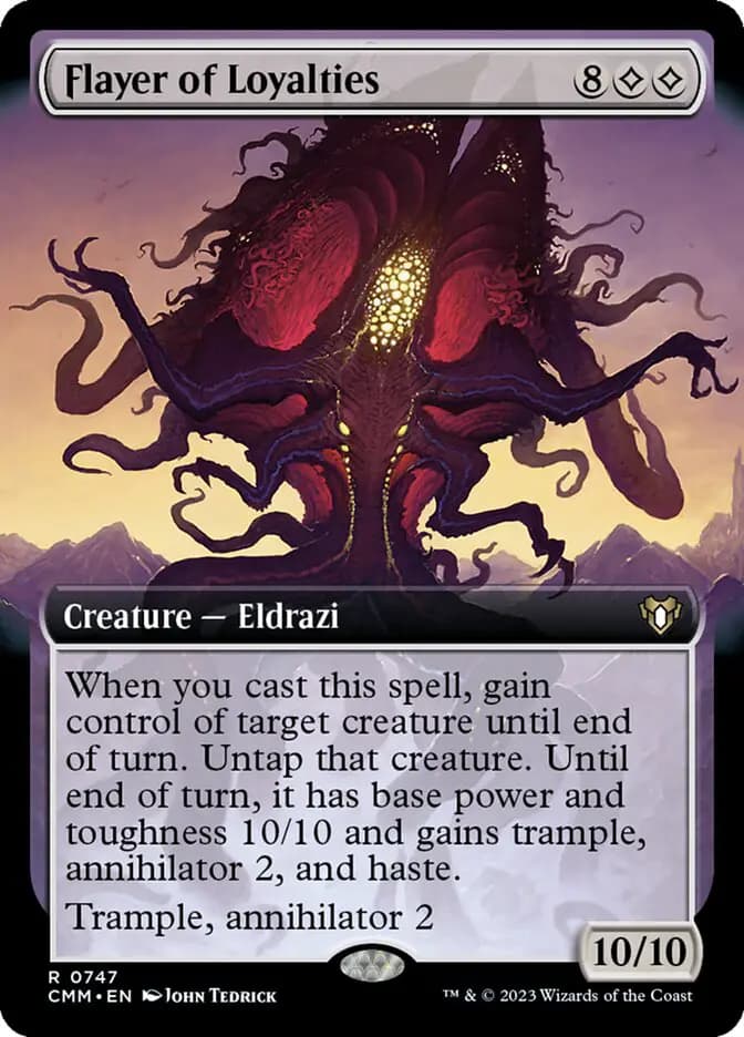 Card image of Flayer of Loyalties
