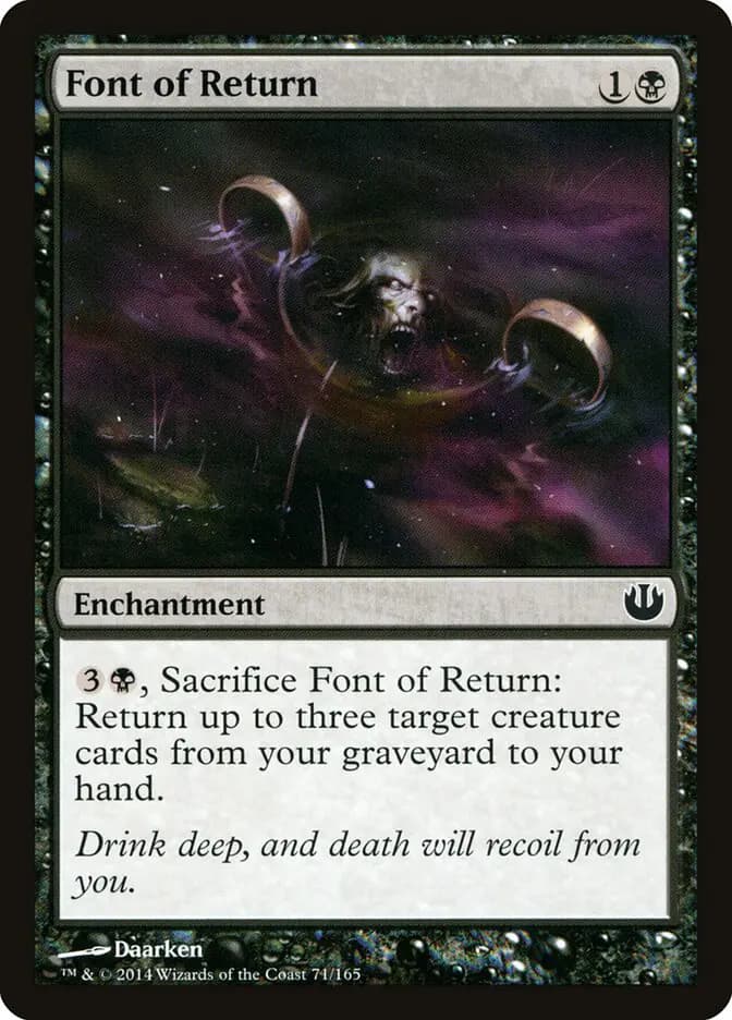 Card image of Font of Return