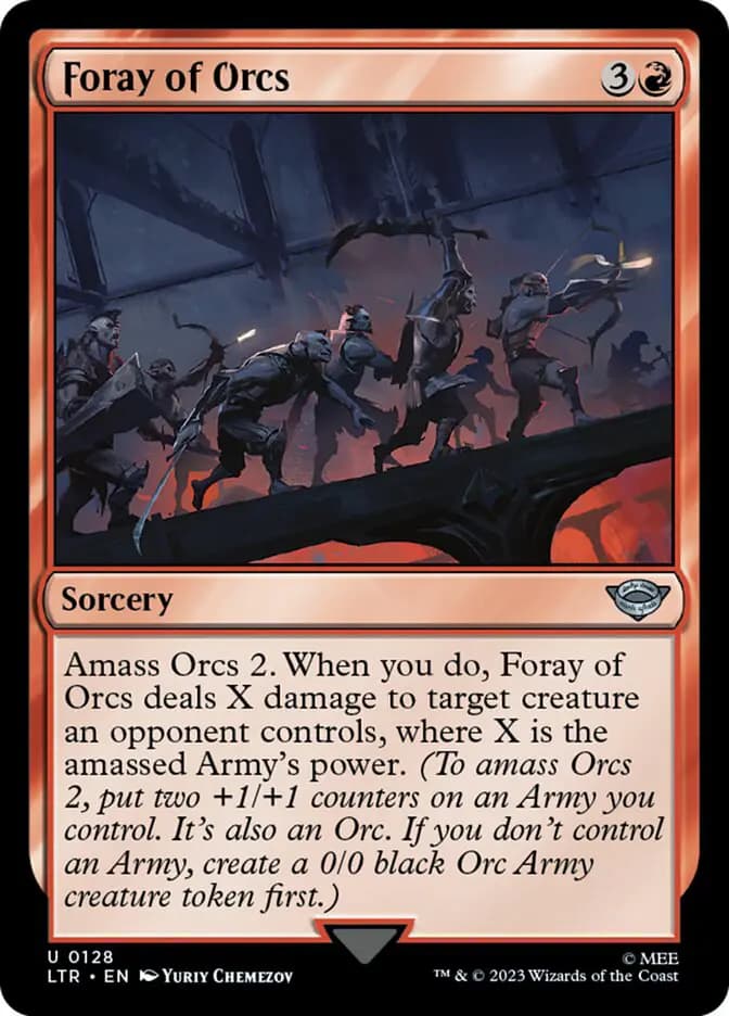 Card image of Foray of Orcs