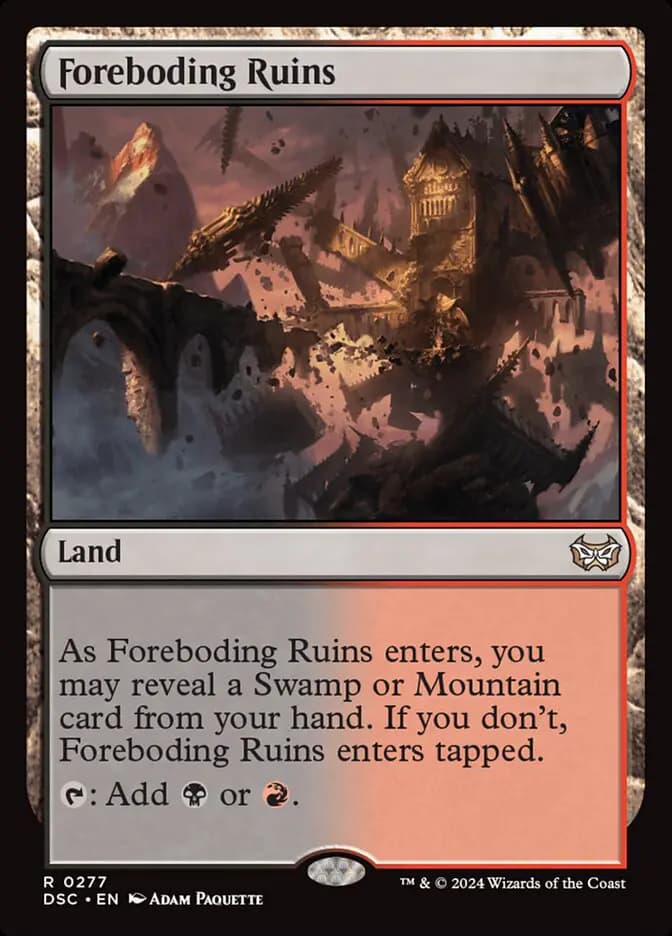 Card image of Foreboding Ruins