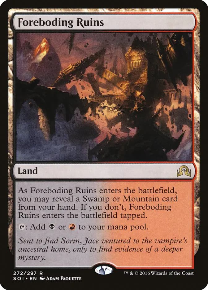 Card image of Foreboding Ruins