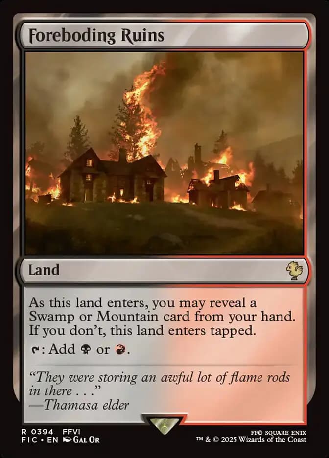 Card image of Foreboding Ruins