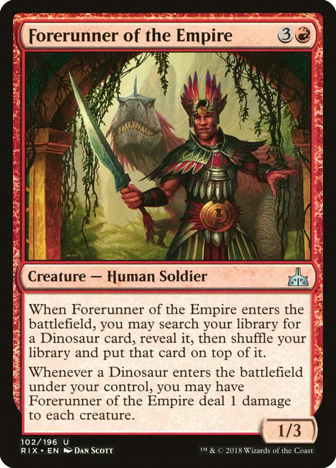 Card image of Forerunner of the Empire