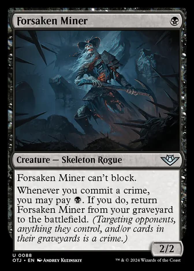 Card image of Forsaken Miner