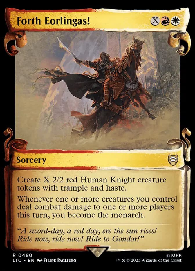 Card image of Forth Eorlingas!