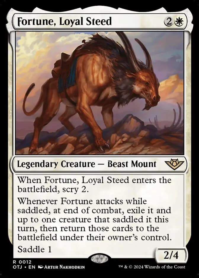 Card image of Fortune, Loyal Steed