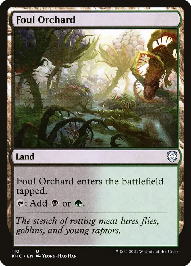 Card image of Foul Orchard