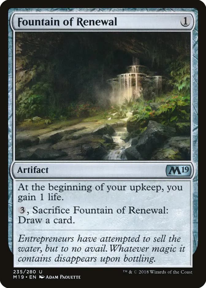 Card image of Fountain of Renewal