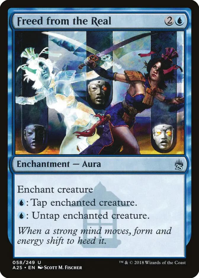 Card image of Freed from the Real