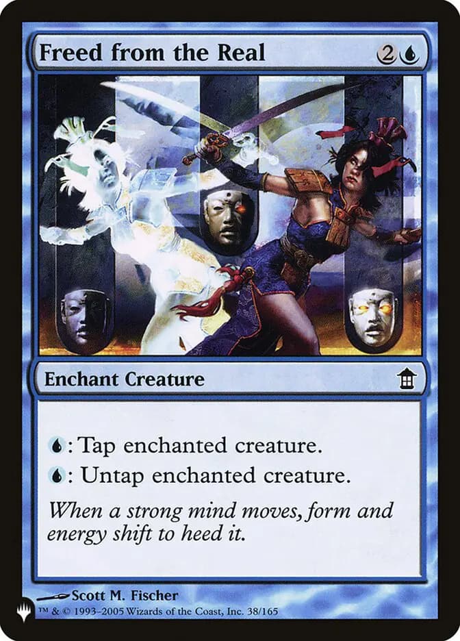 Card image of Freed from the Real