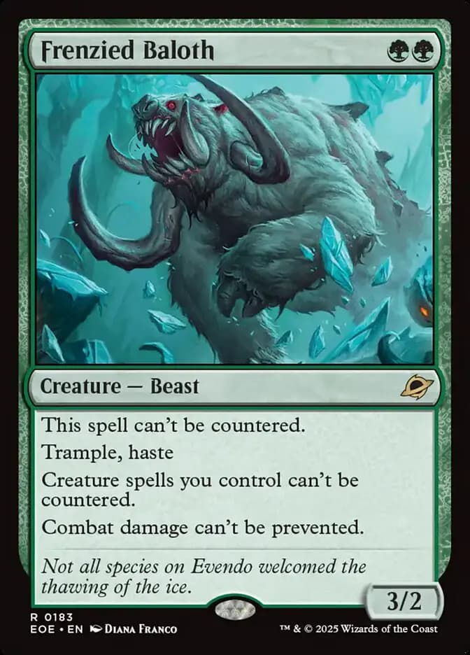 Card image of Frenzied Baloth