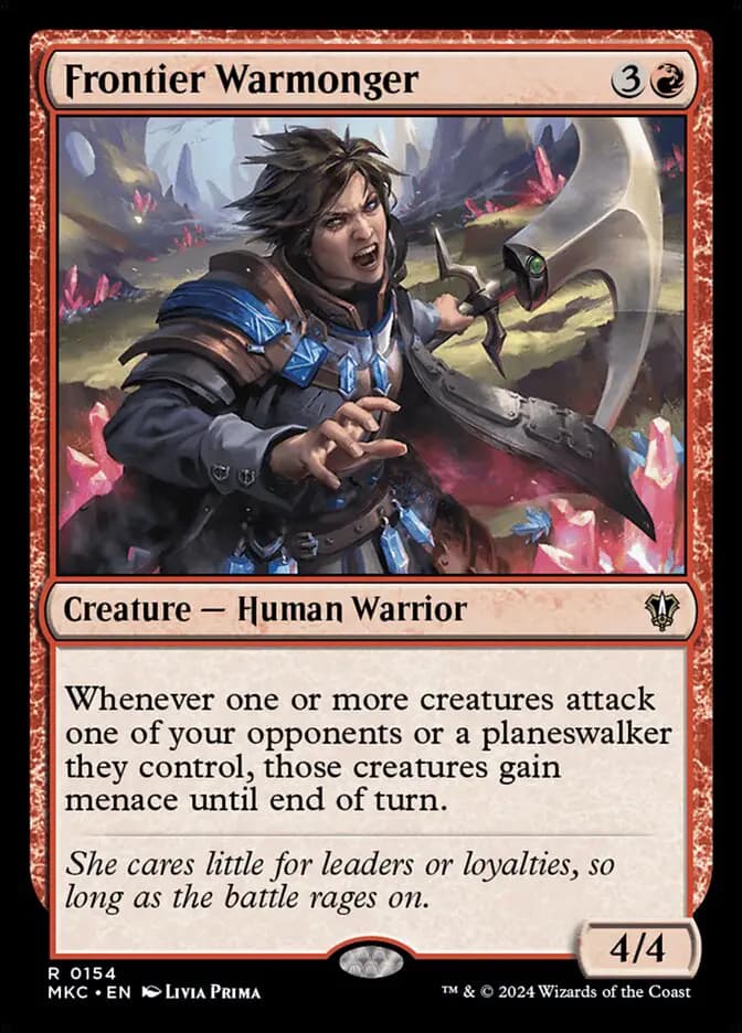 Card image of Frontier Warmonger