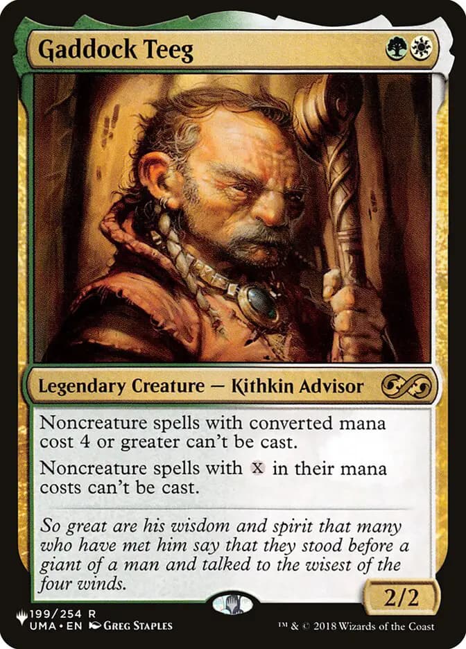 Card image of Gaddock Teeg