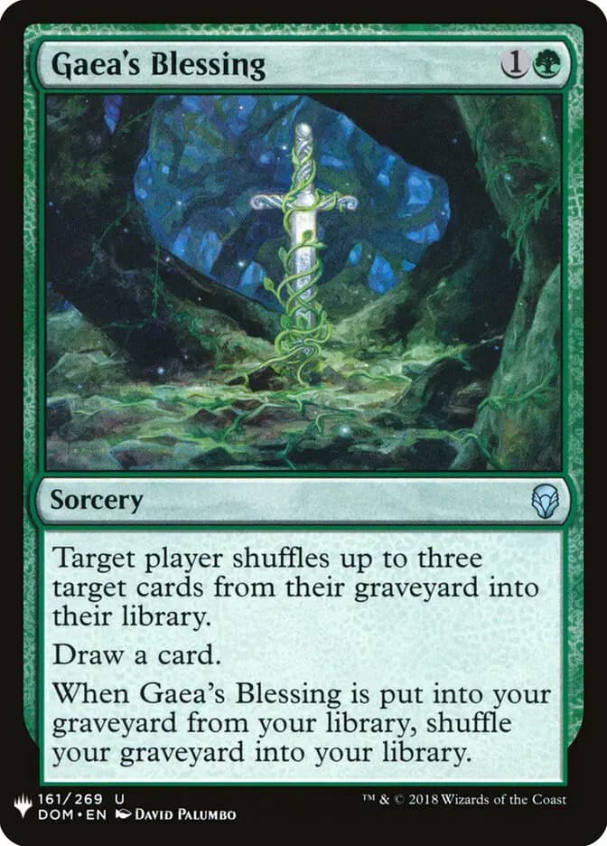 Card image of Gaea's Blessing