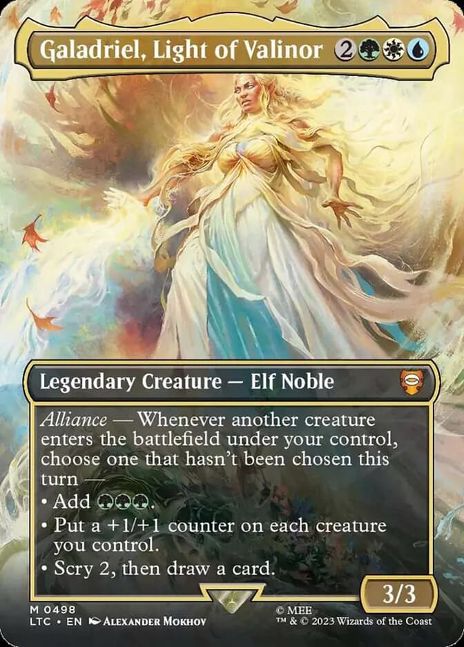 Card image of Galadriel, Light of Valinor