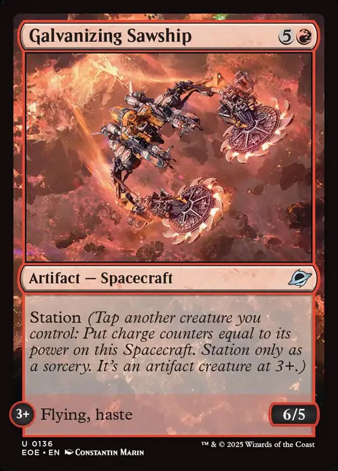 Card image of Galvanizing Sawship