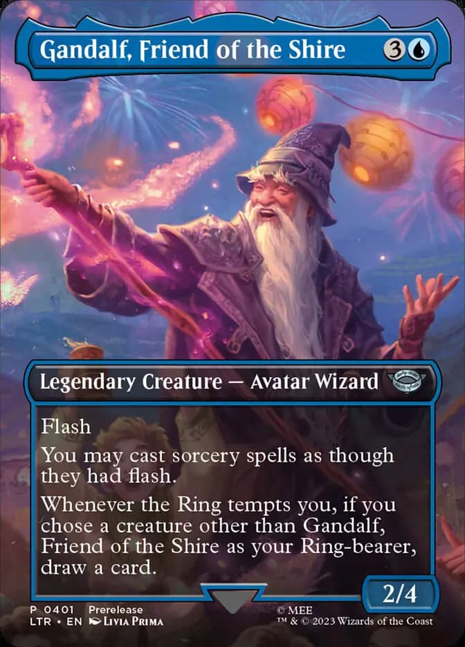 Card image of Gandalf, Friend of the Shire