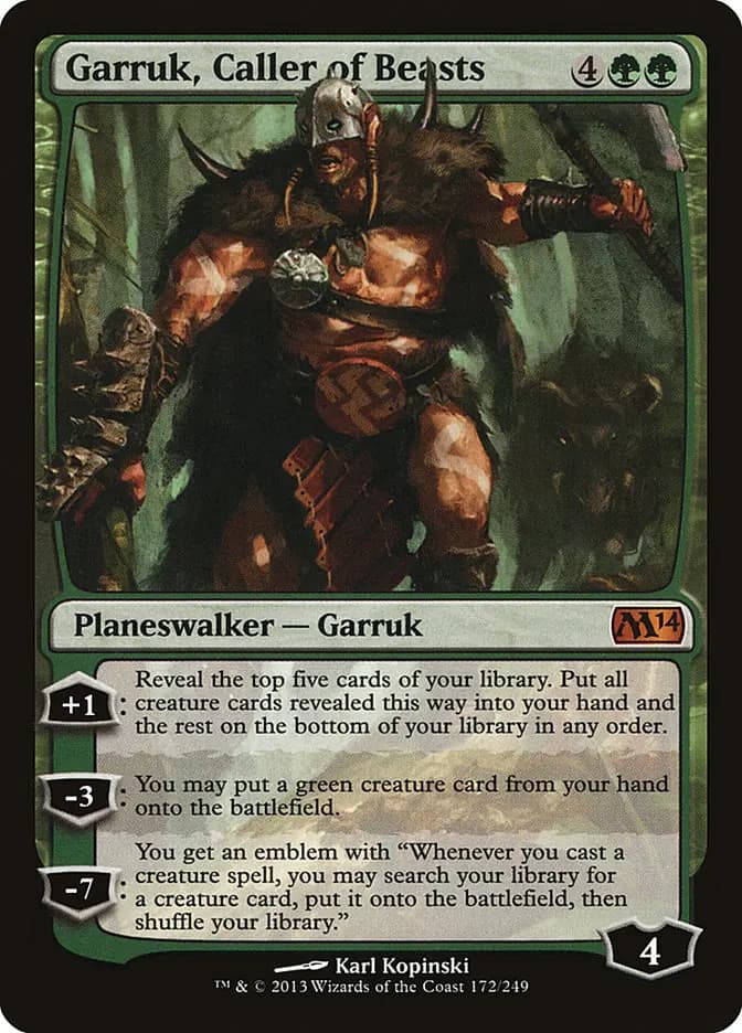 Card image of Garruk, Caller of Beasts