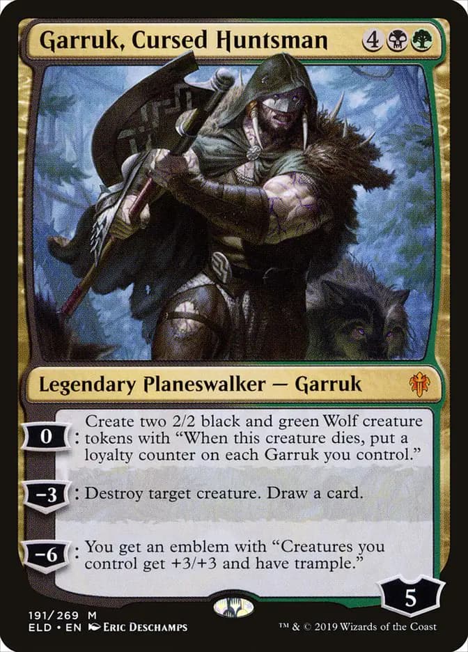 Card image of Garruk, Cursed Huntsman