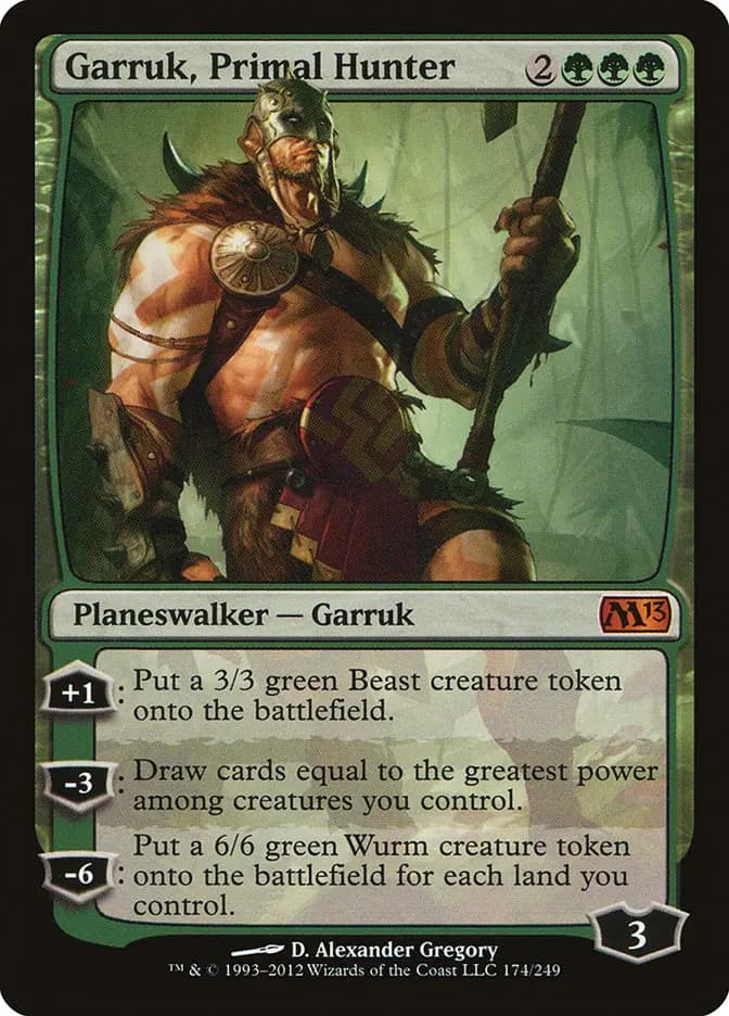 Card image of Garruk, Primal Hunter
