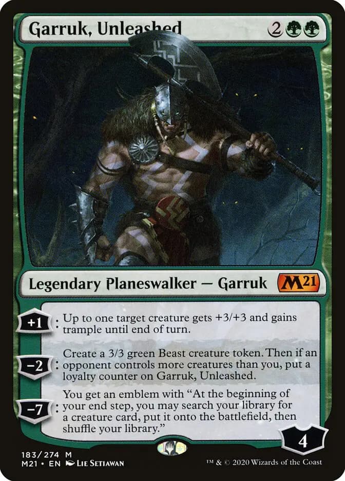 Card image of Garruk, Unleashed
