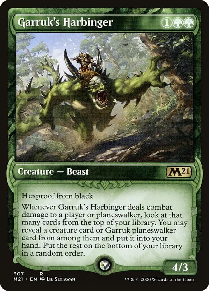 Card image of Garruk's Harbinger