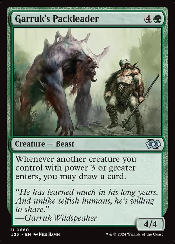 Card image of Garruk's Packleader