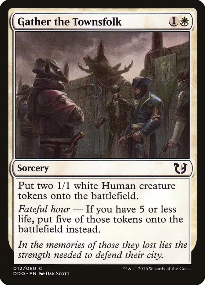 Card image of Gather the Townsfolk