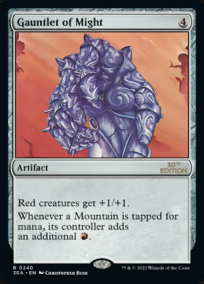 Card image of Gauntlet of Might