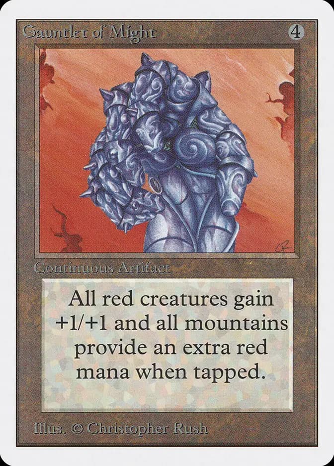 Card image of Gauntlet of Might