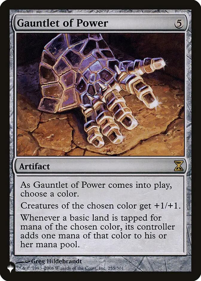 Card image of Gauntlet of Power