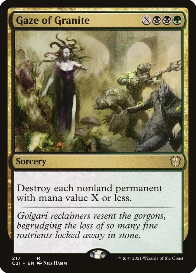 Card image of Gaze of Granite