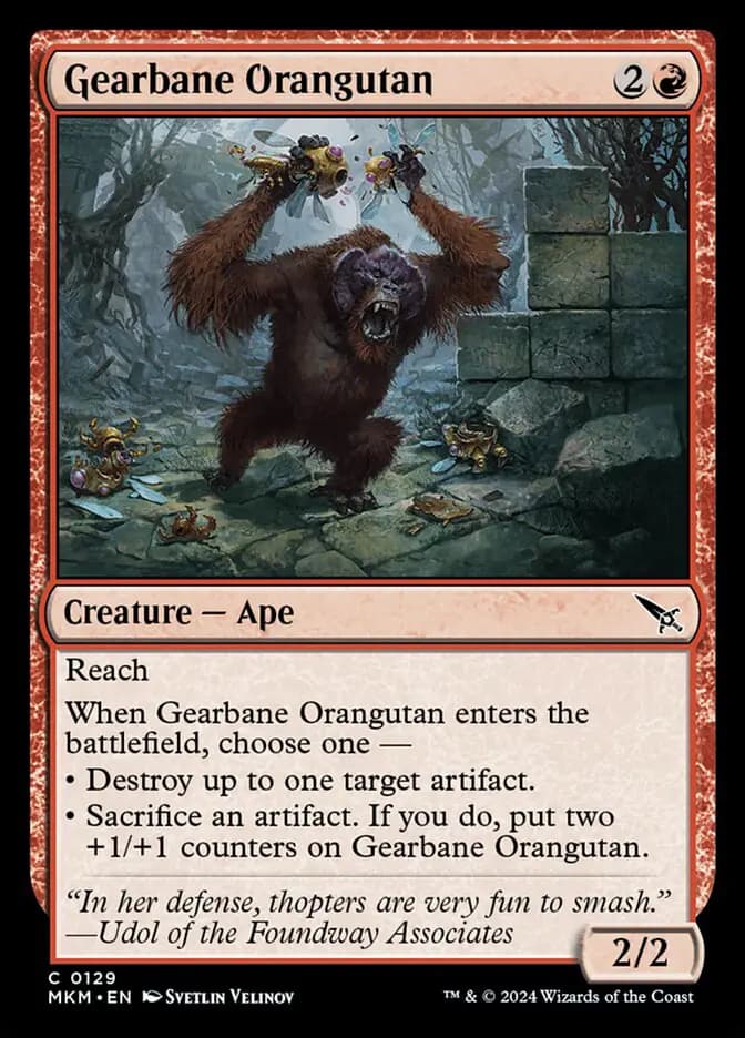 Card image of Gearbane Orangutan
