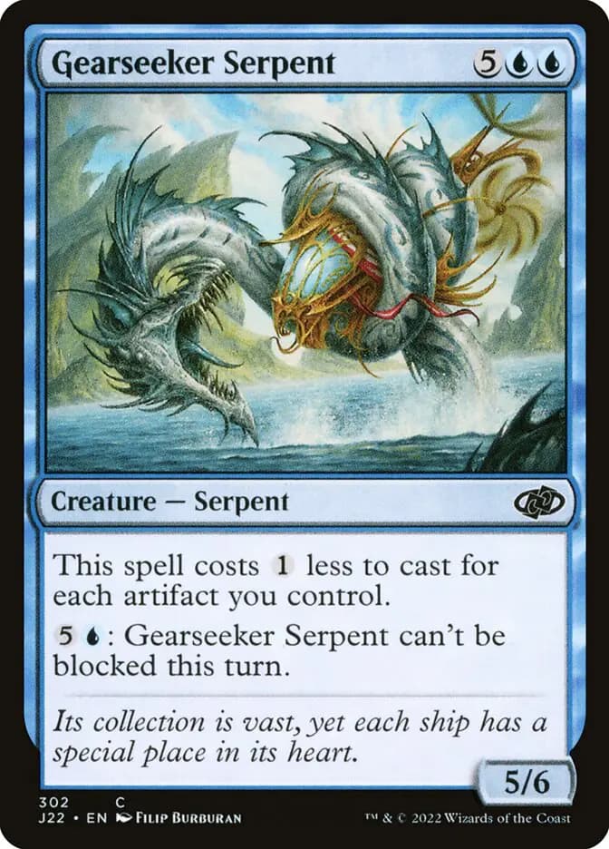 Card image of Gearseeker Serpent