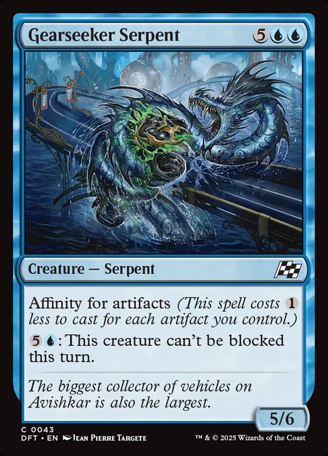 Card image of Gearseeker Serpent