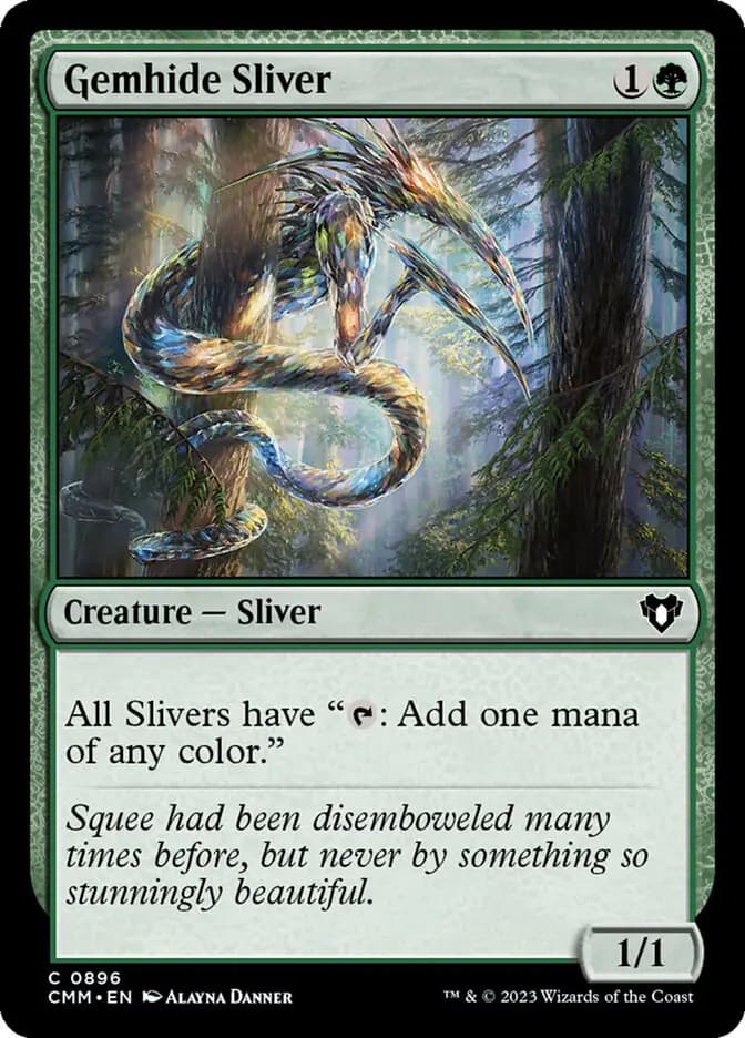 Card image of Gemhide Sliver
