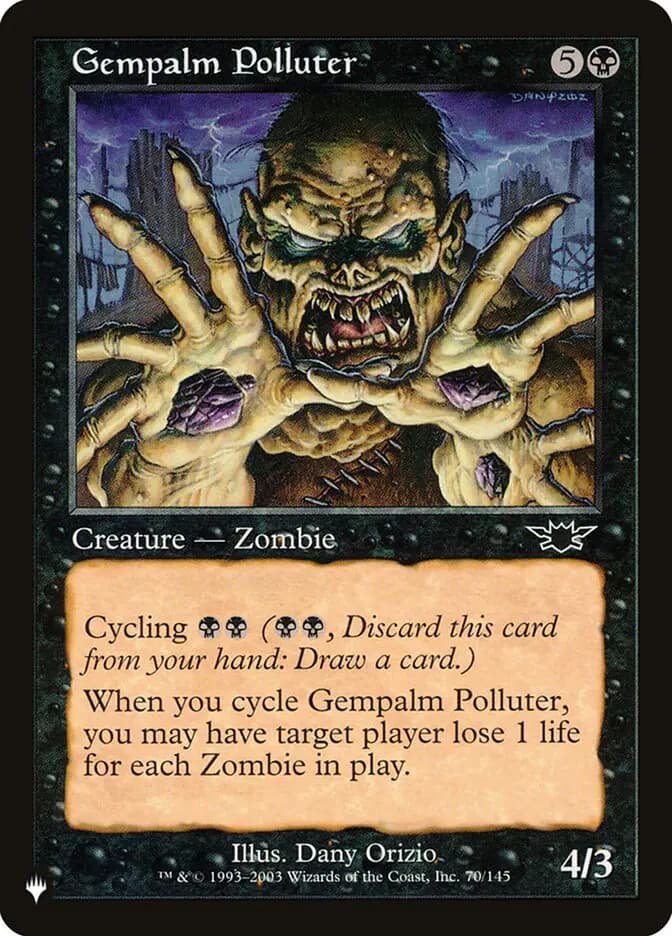 Card image of Gempalm Polluter