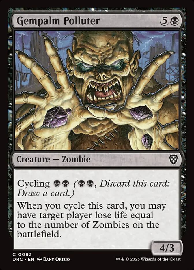 Card image of Gempalm Polluter