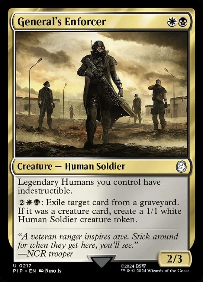 Card image of General's Enforcer