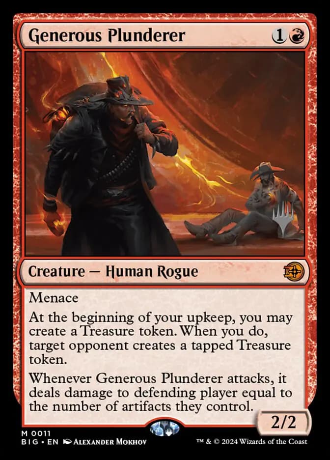 Card image of Generous Plunderer
