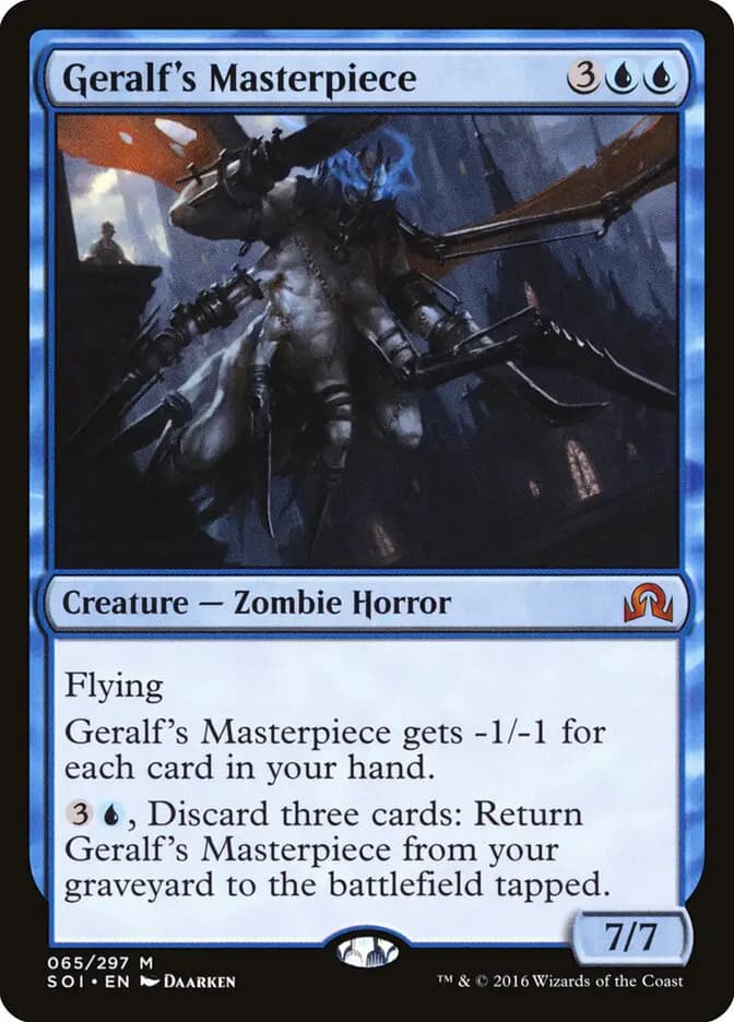 Card image of Geralf's Masterpiece