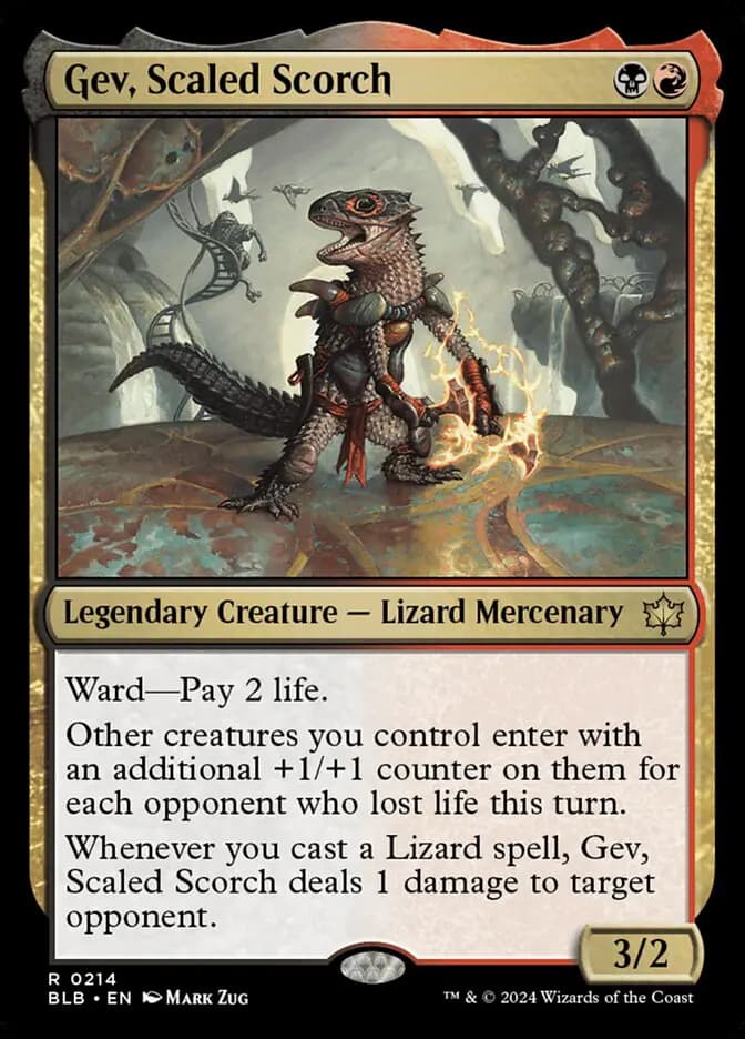Card image of Gev, Scaled Scorch