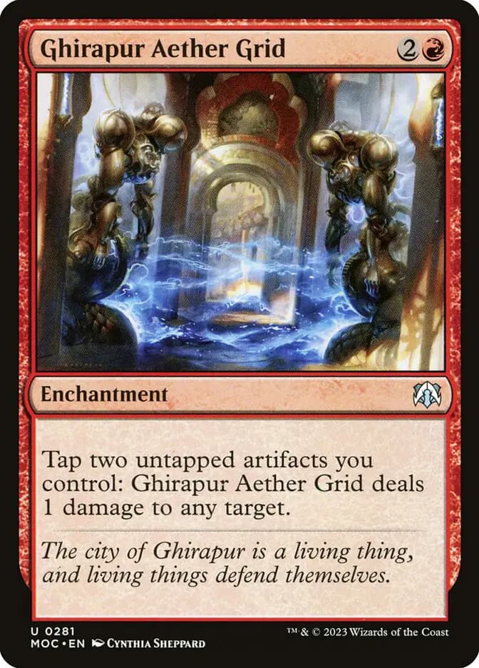 Card image of Ghirapur Aether Grid