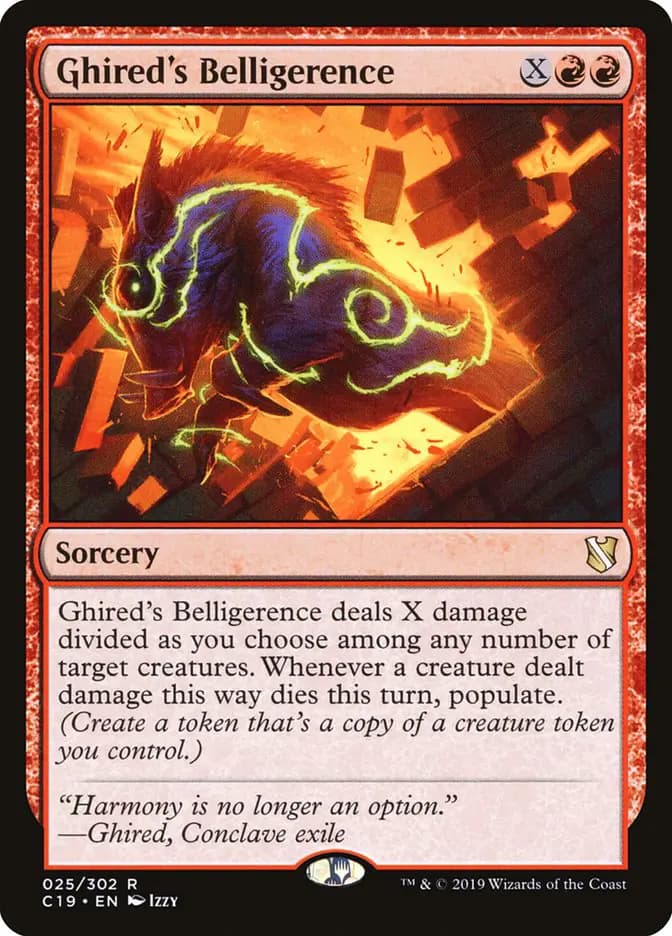 Card image of Ghired's Belligerence
