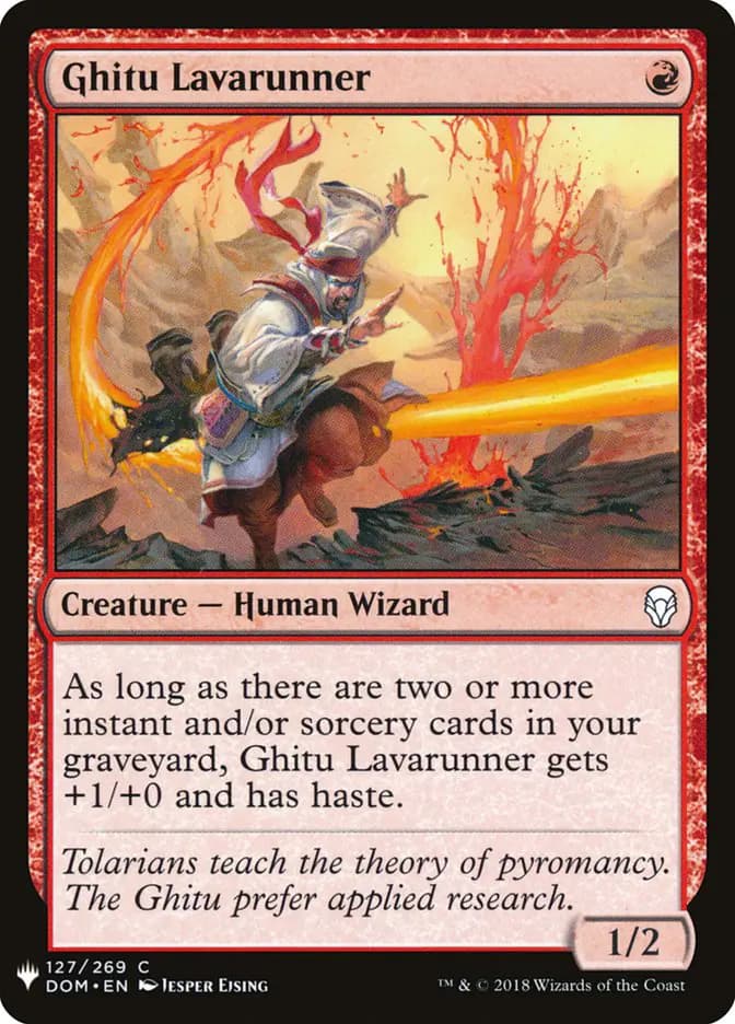 Card image of Ghitu Lavarunner